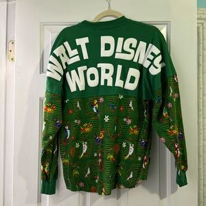Walt Disney World Spirit Jersey Enchanted Tiki Room XS Green Toucan Tropical